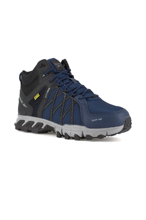 Work Men's Trailgrip Work Navy and Black Alloy Toe Shoe