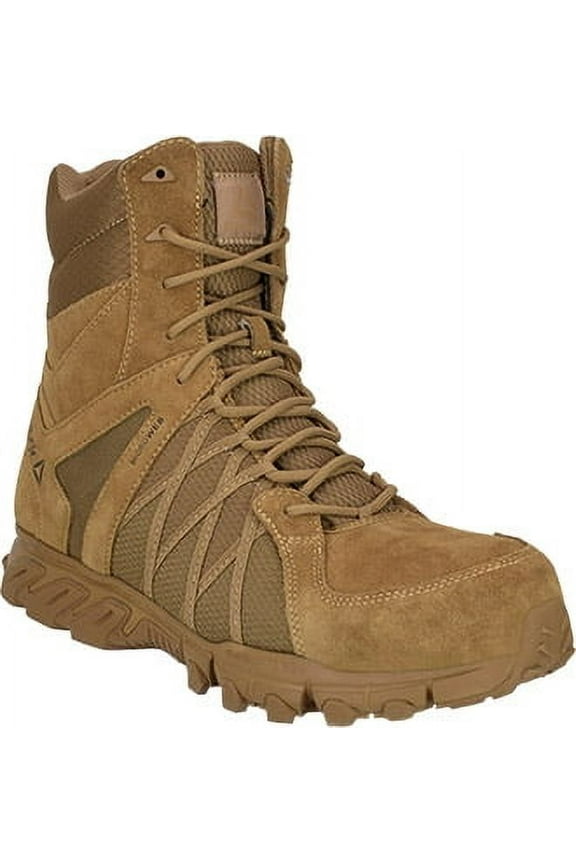 Men's Trailgrip Tactical 8" Side-zip Composite Toe Tactical Boots Coyote 7 2E (Wide)