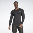 thumbnail image 1 of Reebok Men's Workout Ready Compression Long Sleeve Shirt, 1 of 6