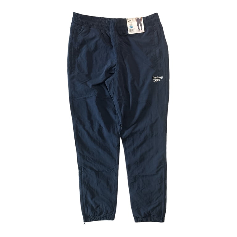 Outlet Reebok Reebok Classic Vector Jogger Pants Reebok Men's Woven Logo Print Drawstring Vector Track Pant (Vector Navy,  XL)