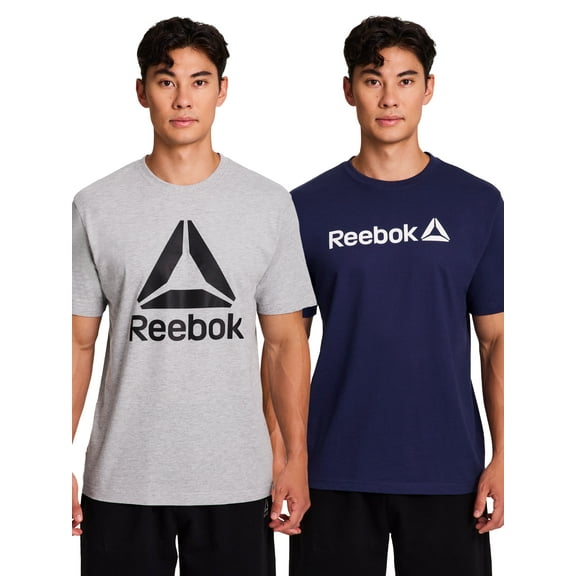 Reebok Men's and Big Men's 2-Pack Graphic T-Shirts, up to Sizes 5XL