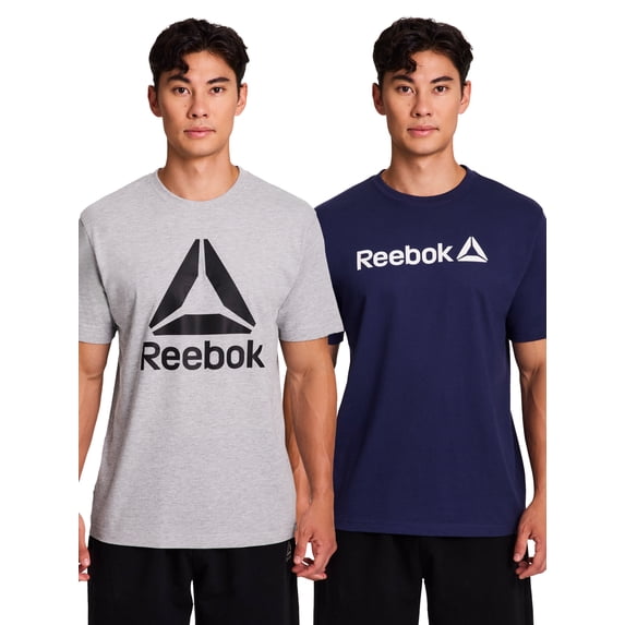 Reebok Men's and Big Men's 2-Pack Graphic T-Shirts, up to Sizes 5XL