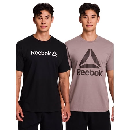 Reebok Men's and Big Men's 2-Pack Graphic T-Shirts, up to Sizes 5XL