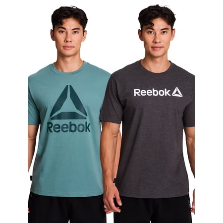 Reebok Men's and Big Men's 2-Pack Graphic T-Shirts, up to Sizes 5XL