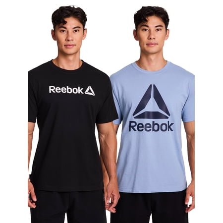 Reebok Men's and Big Men's 2-Pack Graphic T-Shirts, up to Sizes 5XL