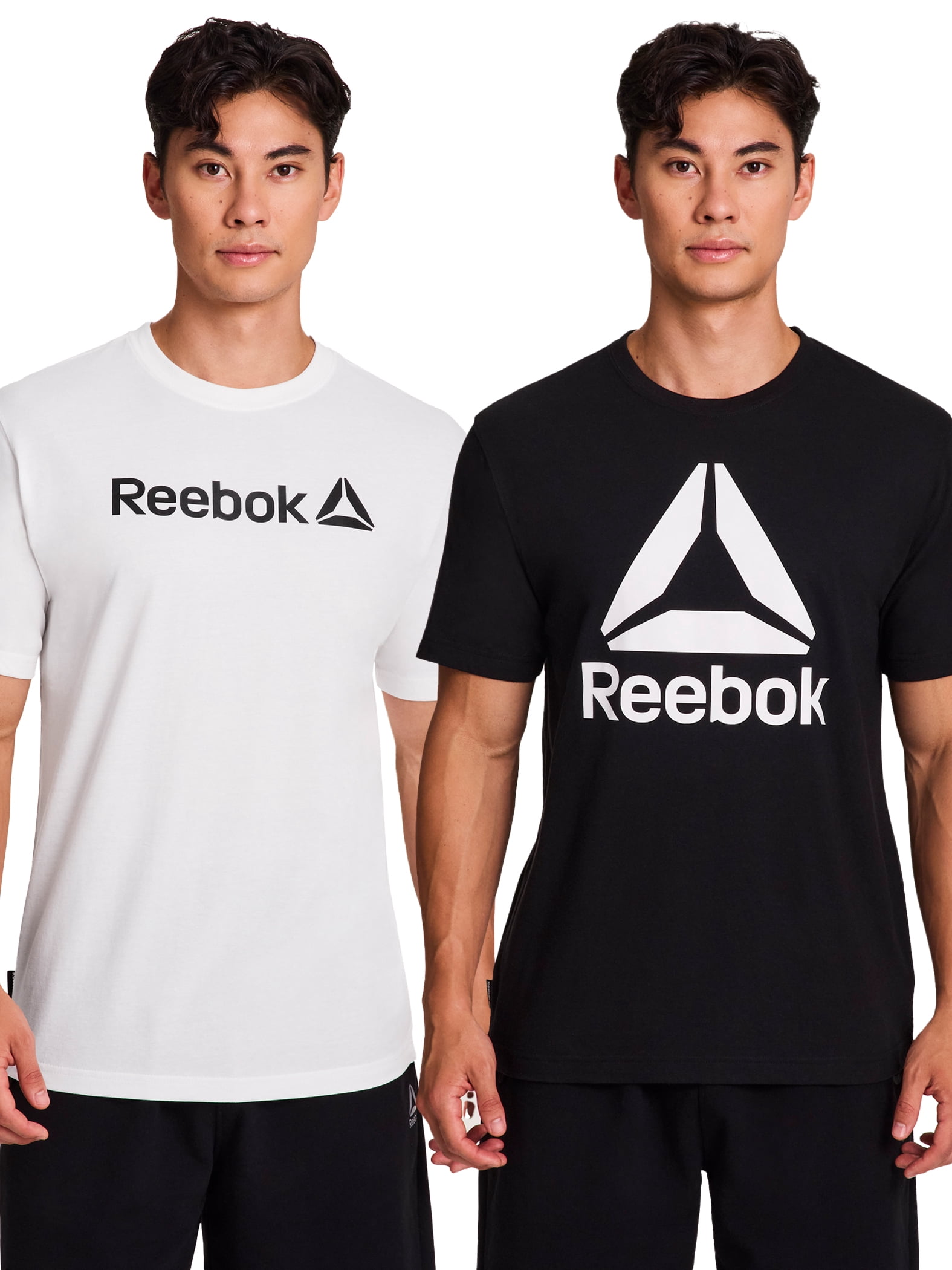Reebok Men's and Big Men's 2 Pack Tee Set, up to Sizes 5XL