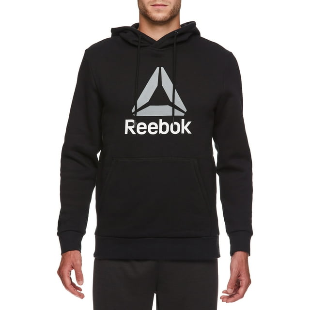 Reebok Men's and Big Men's Active Delta Fleece Hoodie, up to Size 3XL