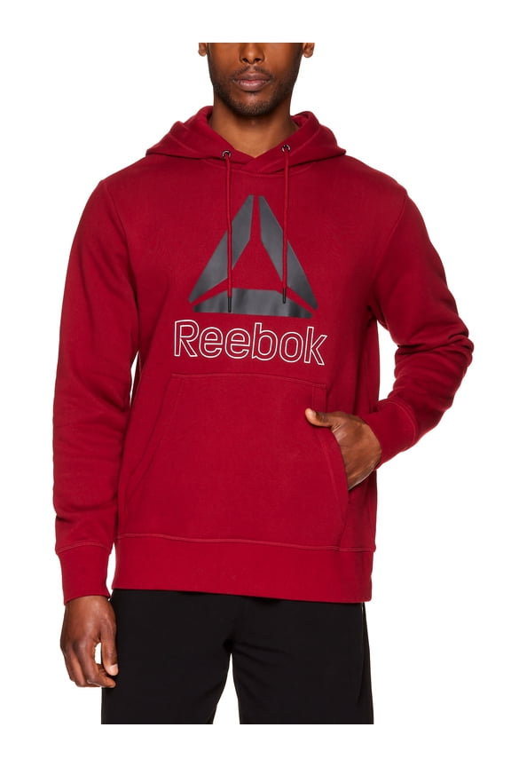 Men's and Big Men's Active Fleece Hoodie, up to Sizes 3XL