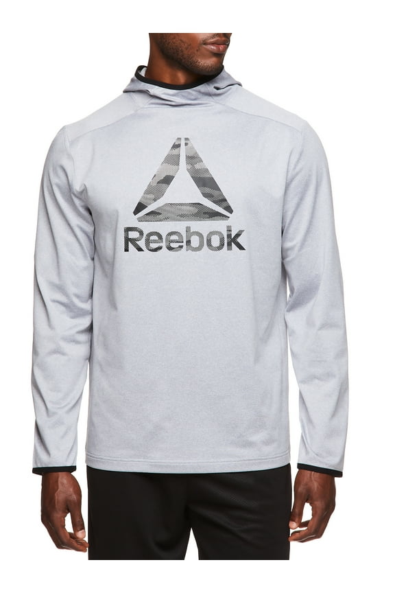 Men's and Big Men's Active Fleece Jersey Hood, up to Size 3XL