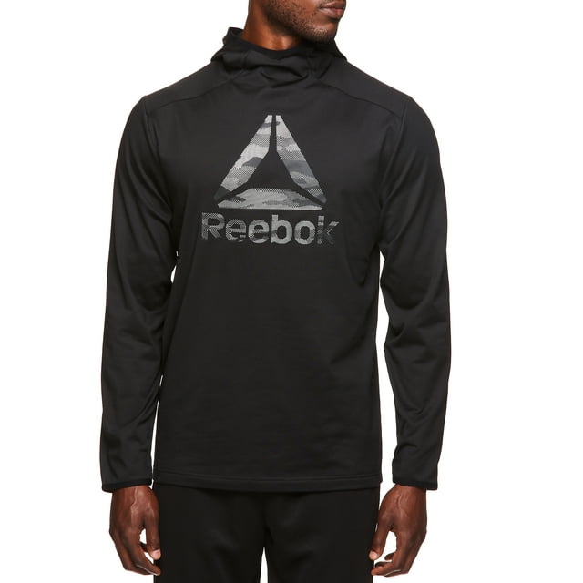 Reebok Men's and Big Men's Active Fleece Jersey Hood, up to Size 3XL