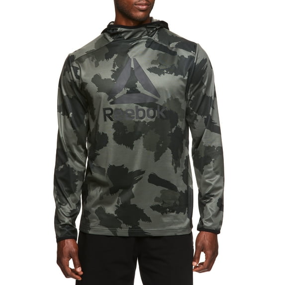 Reebok Men's and Big Men's Active Fleece Jersey Hood, up to Size 3XL