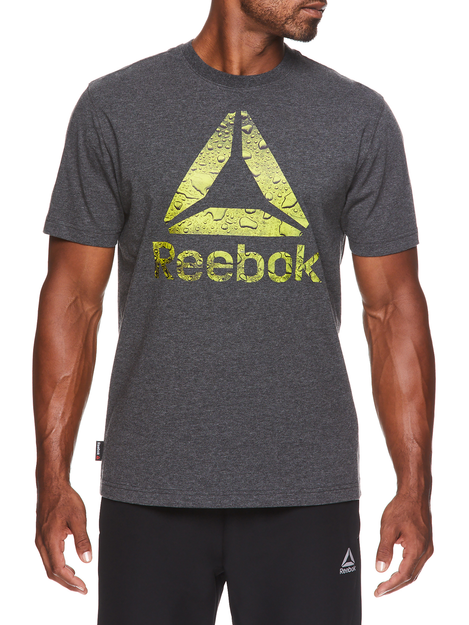 Reebok Men's and Big Men's Active Hiit Graphic Training Tee, up to Size 3XL - image 1 of 4