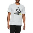 thumbnail image 1 of Reebok Men's and Big Men's Active Short Sleeve Camo Delta Logo Tee, up to Size 3XL, 1 of 4