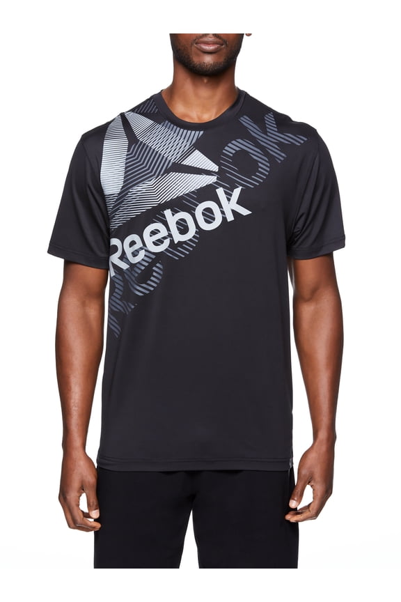 Men's and Big Men's Active Short Sleeve Performance Tee, up to Size 3XL