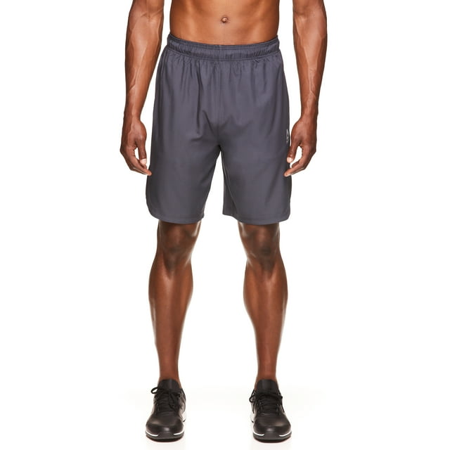 Reebok Men's and Big Men's Active Textured Woven Shorts, 9" Inseam, up to Size 3XL