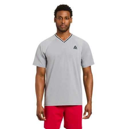 Reebok Men's and Big Men's Apex Performance V-Neck Tee, Size S-3XL