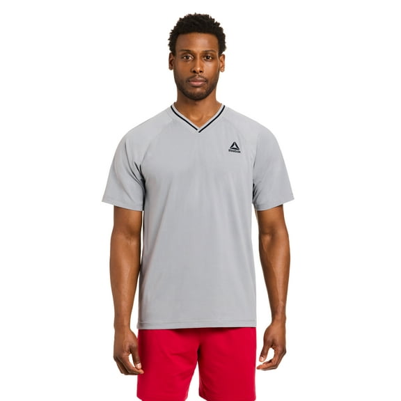 Reebok Men's and Big Men's Apex Performance V-Neck Tee, Size S-3XL