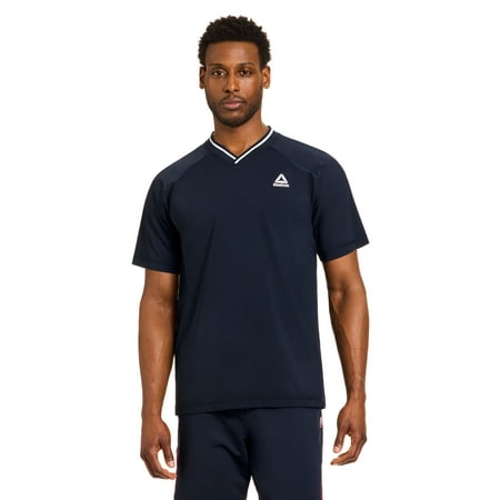 Reebok Men's and Big Men's Apex Performance V-Neck Tee, Size S-3XL