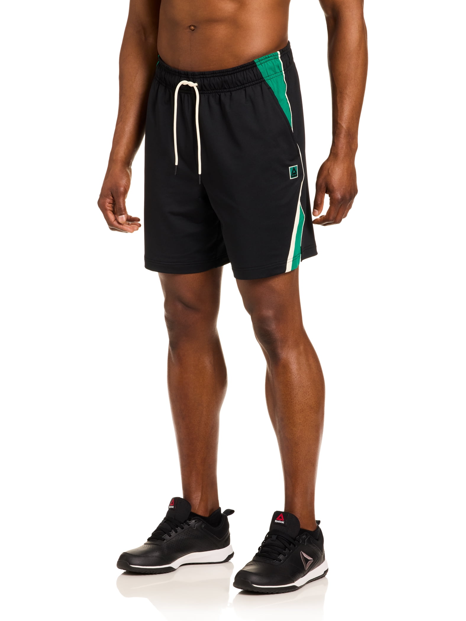 Reebok Men's and Big Men's Baseline Knit Performance Shorts, 7" Inseam, Sizes S-3XL