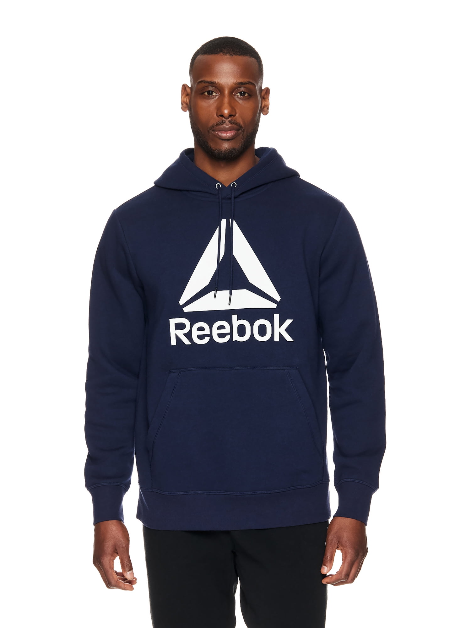 Reebok Men's and Big Men's Big Delta Logo Fleece Hoodie Sweatshirt, Sizes  S-3XL - Walmart.com