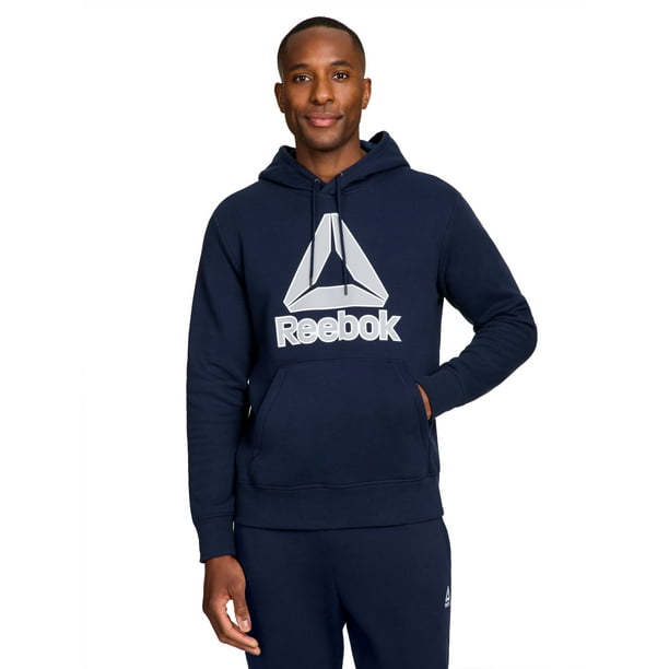 Reebok Men's and Big Men's Big Logo Fleece Hoodie Sweatshirt