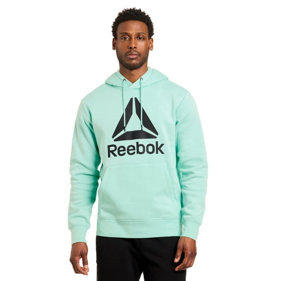 Reebok Men's and Big Men's Big Logo Fleece Hoodie Sweatshirt, Sizes XS-5XL
