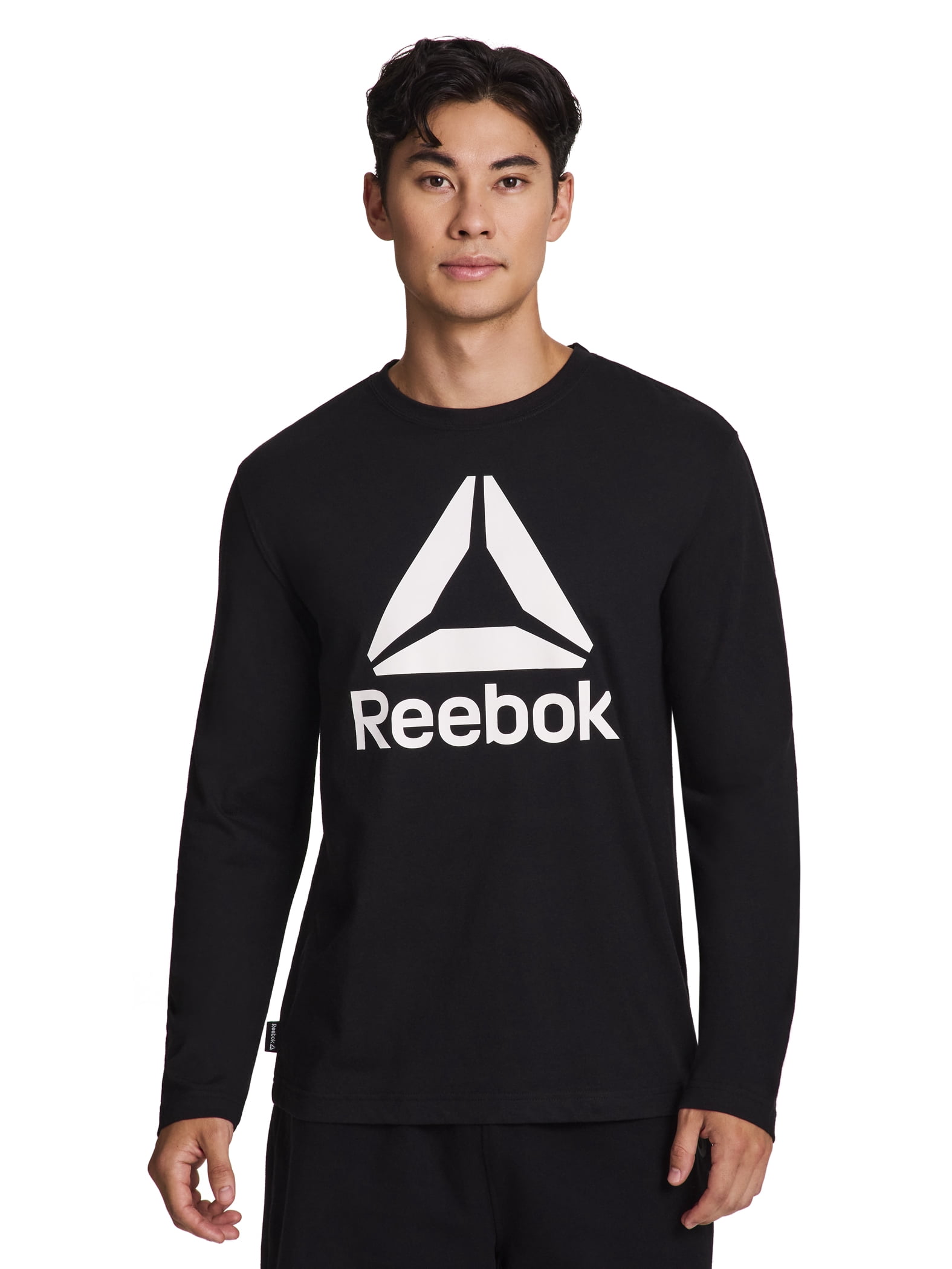Reebok Men's and Big Men's Core Graphic Long Sleeve Top, Sizes XS-5XL