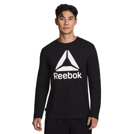 Reebok Men's and Big Men's Core Graphic Long Sleeve Top, Sizes XS-5XL