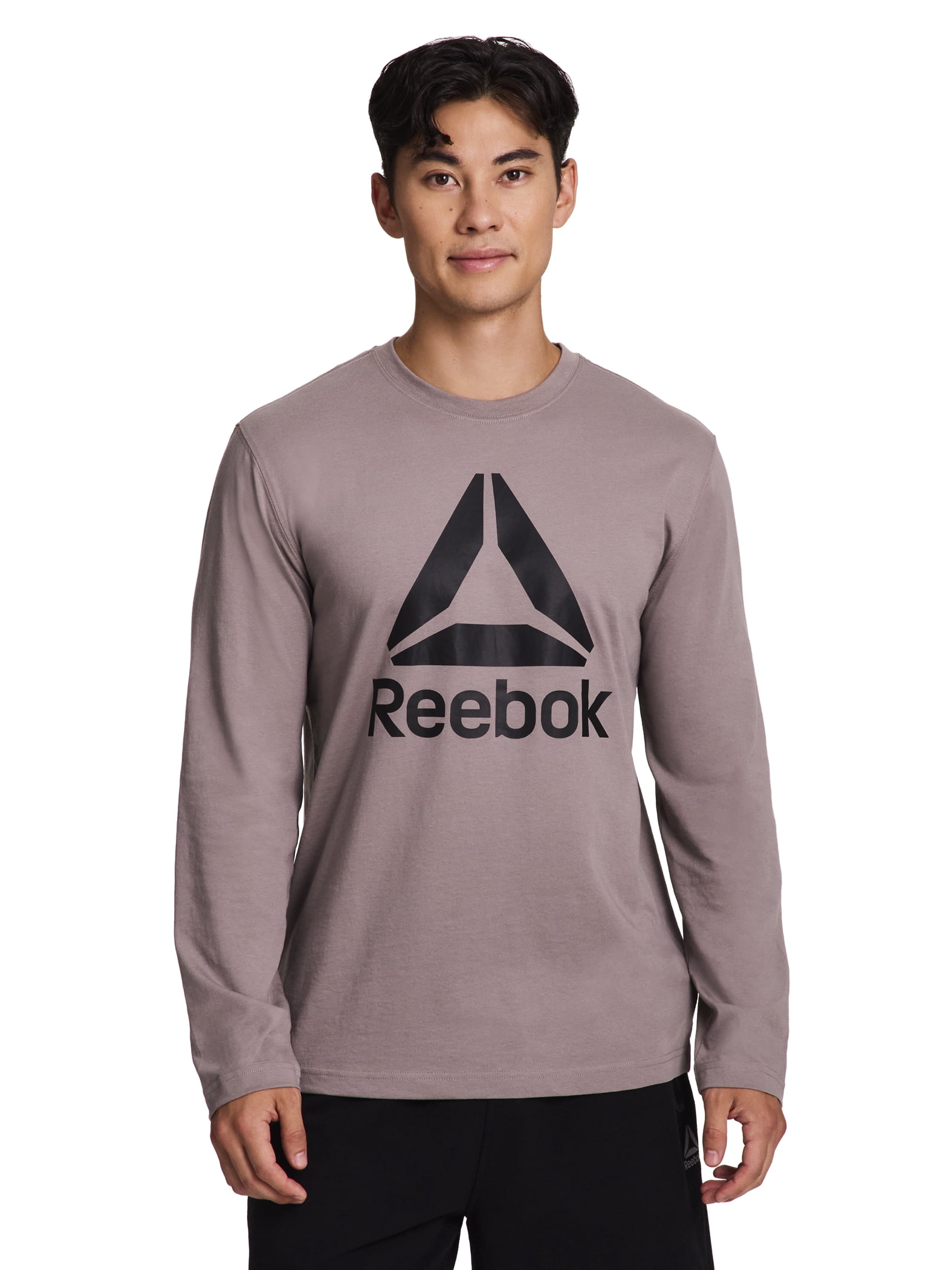 Reebok Men's and Big Men's Core Graphic Long Sleeve Top, Sizes XS-5XL