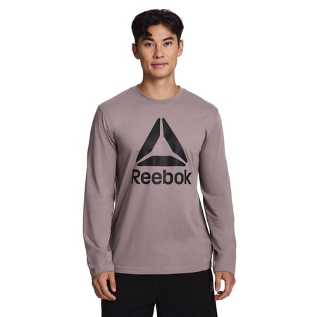 Reebok Men's and Big Men's Core Graphic Long Sleeve Top, Sizes XS-5XL