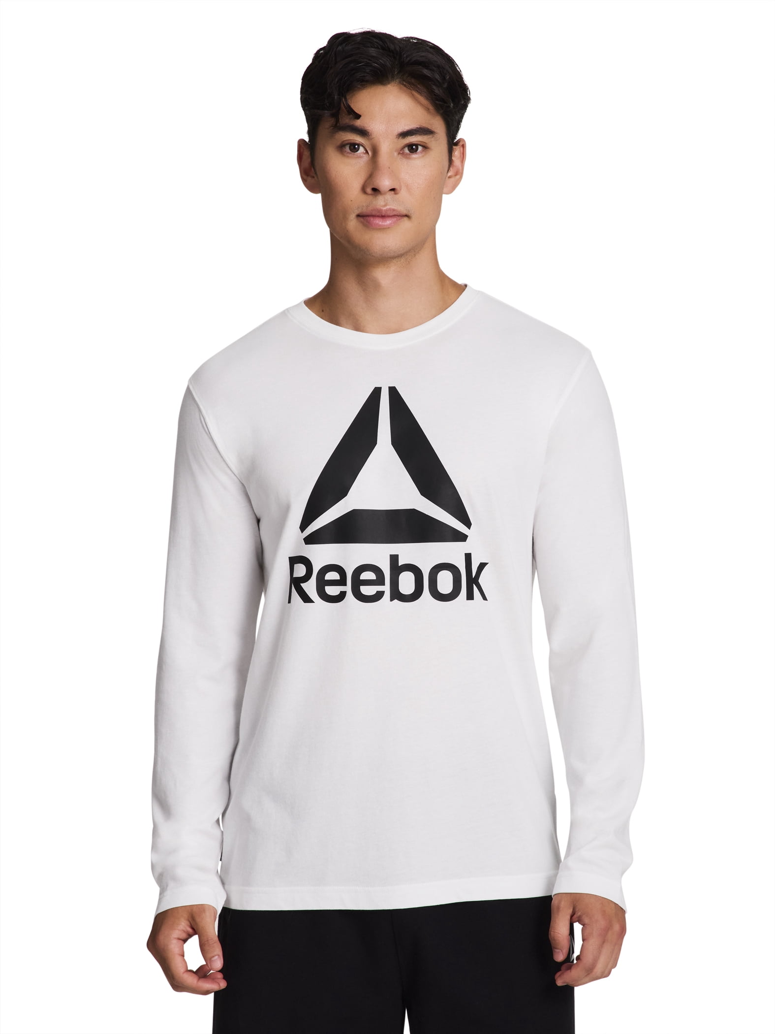 Reebok Men's and Big Men's Core Graphic Long Sleeve Top, Sizes XS-5XL