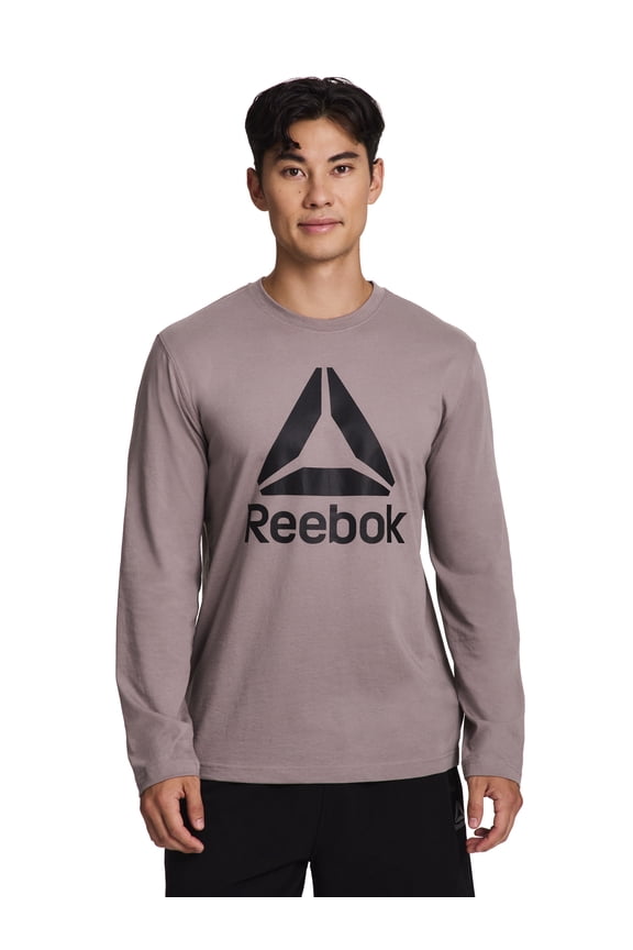 Men's and Big Men's Core Graphic Long Sleeve Top, Sizes XS-5XL