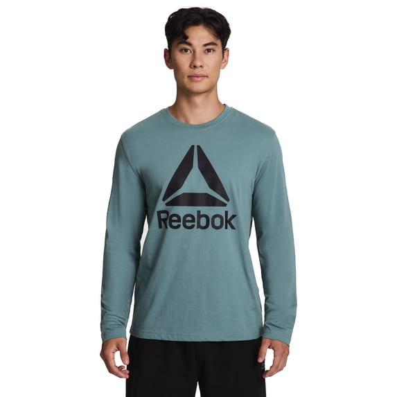 Reebok Men's and Big Men's Core Graphic Long Sleeve Top, Sizes XS-5XL