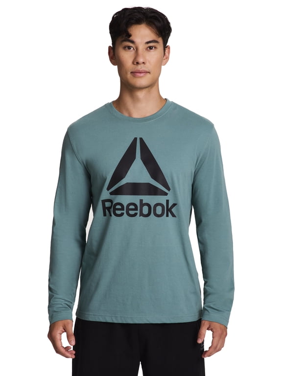 Men's and Big Men's Core Graphic Long Sleeve Top, Sizes XS-5XL