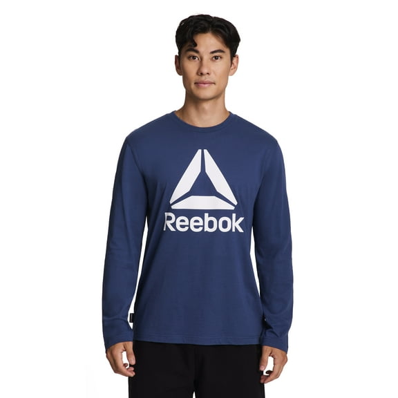 Reebok Men's and Big Men's Core Graphic Long Sleeve Top, Sizes XS-5XL