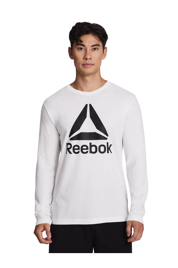 Men's and Big Men's Core Graphic Long Sleeve Top, Sizes XS-5XL