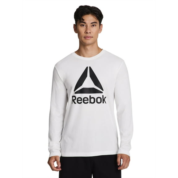 Reebok Men's and Big Men's Core Graphic Long Sleeve Top, Sizes XS-5XL