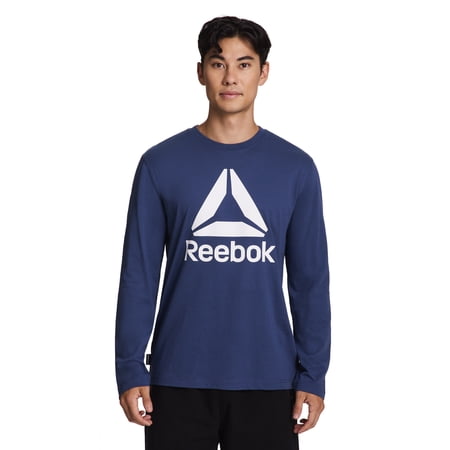 Reebok Men's and Big Men's Core Graphic Long Sleeve Top, Sizes XS-5XL