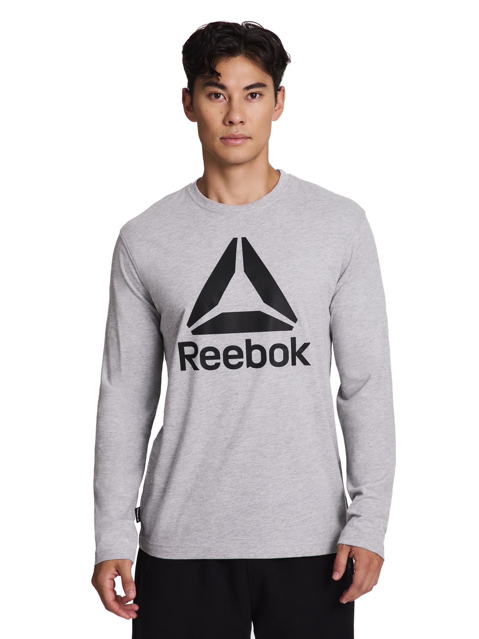 Reebok Men's and Big Men's Core Graphic Long Sleeve Top, Sizes XS-5XL