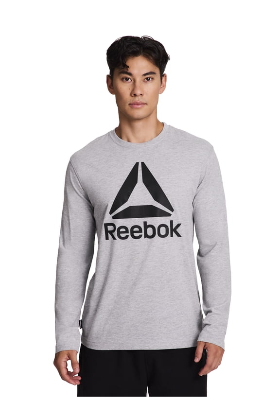 Men's and Big Men's Core Graphic Long Sleeve Top, Sizes XS-5XL