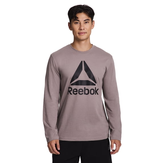 Reebok Men's and Big Men's Core Graphic Long Sleeve Top, Sizes XS-5XL