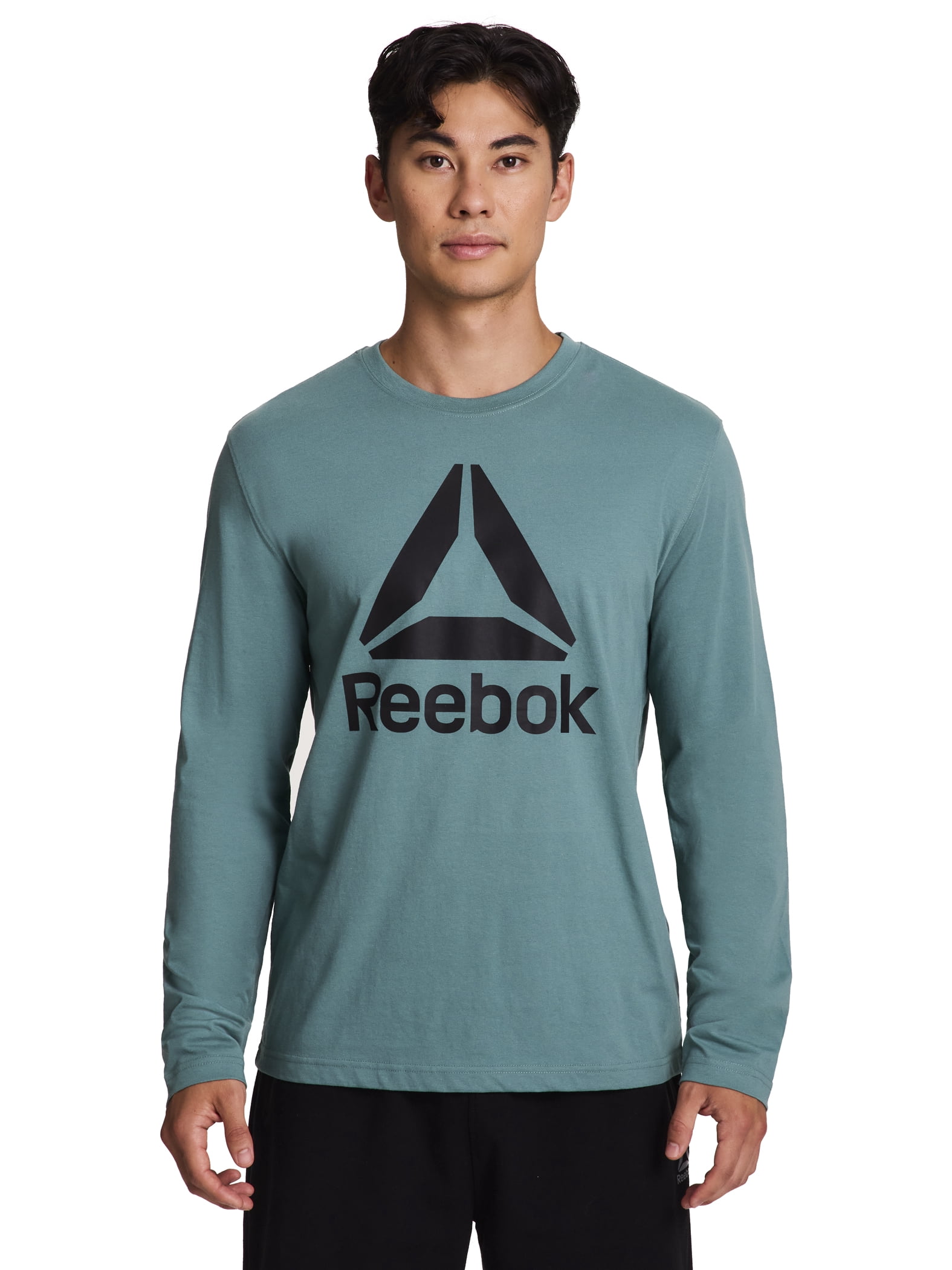 Reebok Men's and Big Men's Core Graphic Long Sleeve Top, Sizes XS-5XL