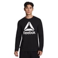 thumbnail image 1 of Reebok Men's and Big Men's Core Graphic Long Sleeve Top, Sizes XS-5XL, 1 of 5