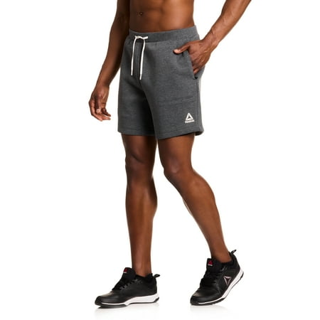 Reebok Men's and Big Men's Credentials Knit Performance Short, 7" inseam, Size S-3XL