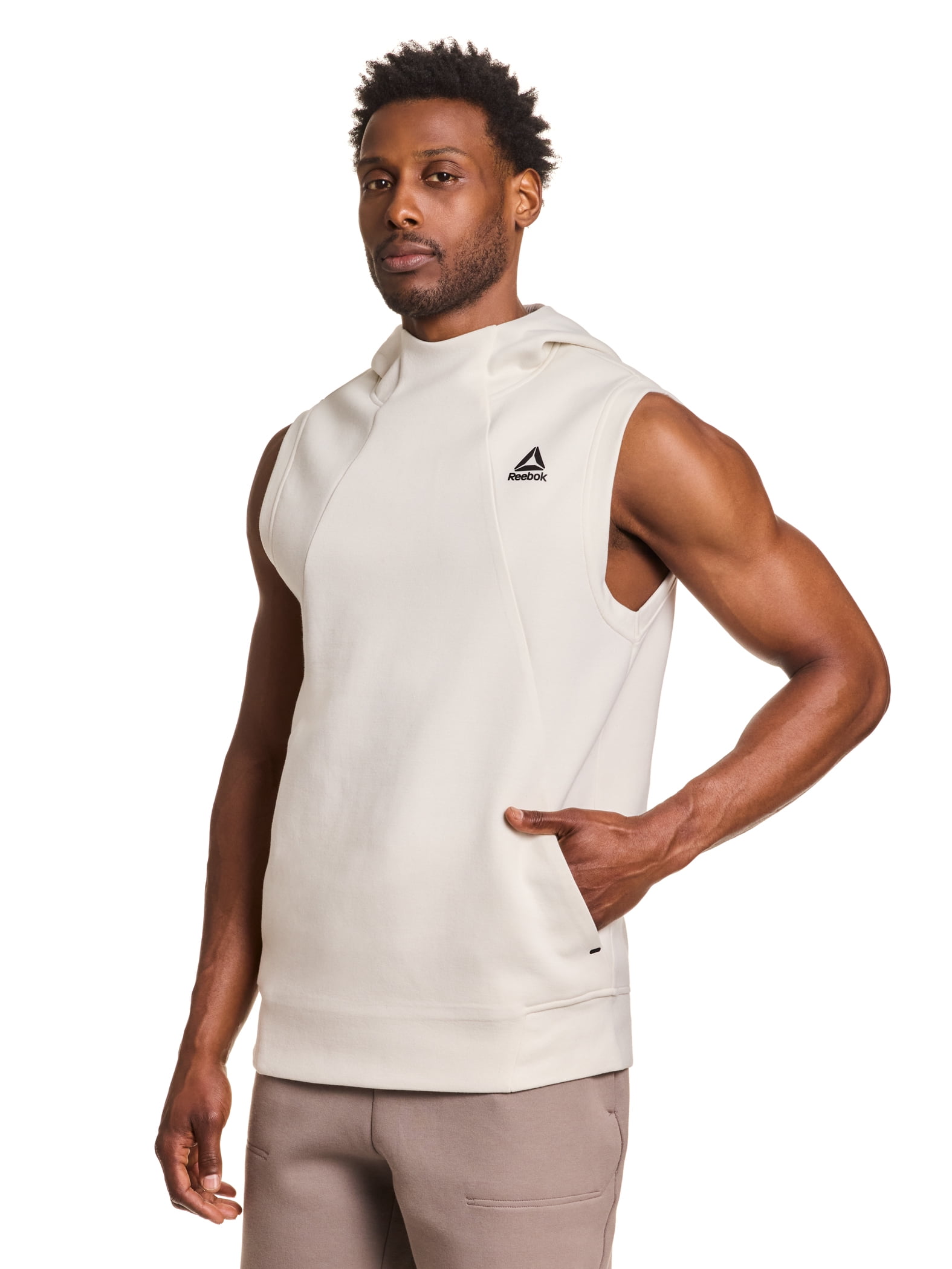 Reebok Men's and Big Men's Credentials Sleeveless Hoodie