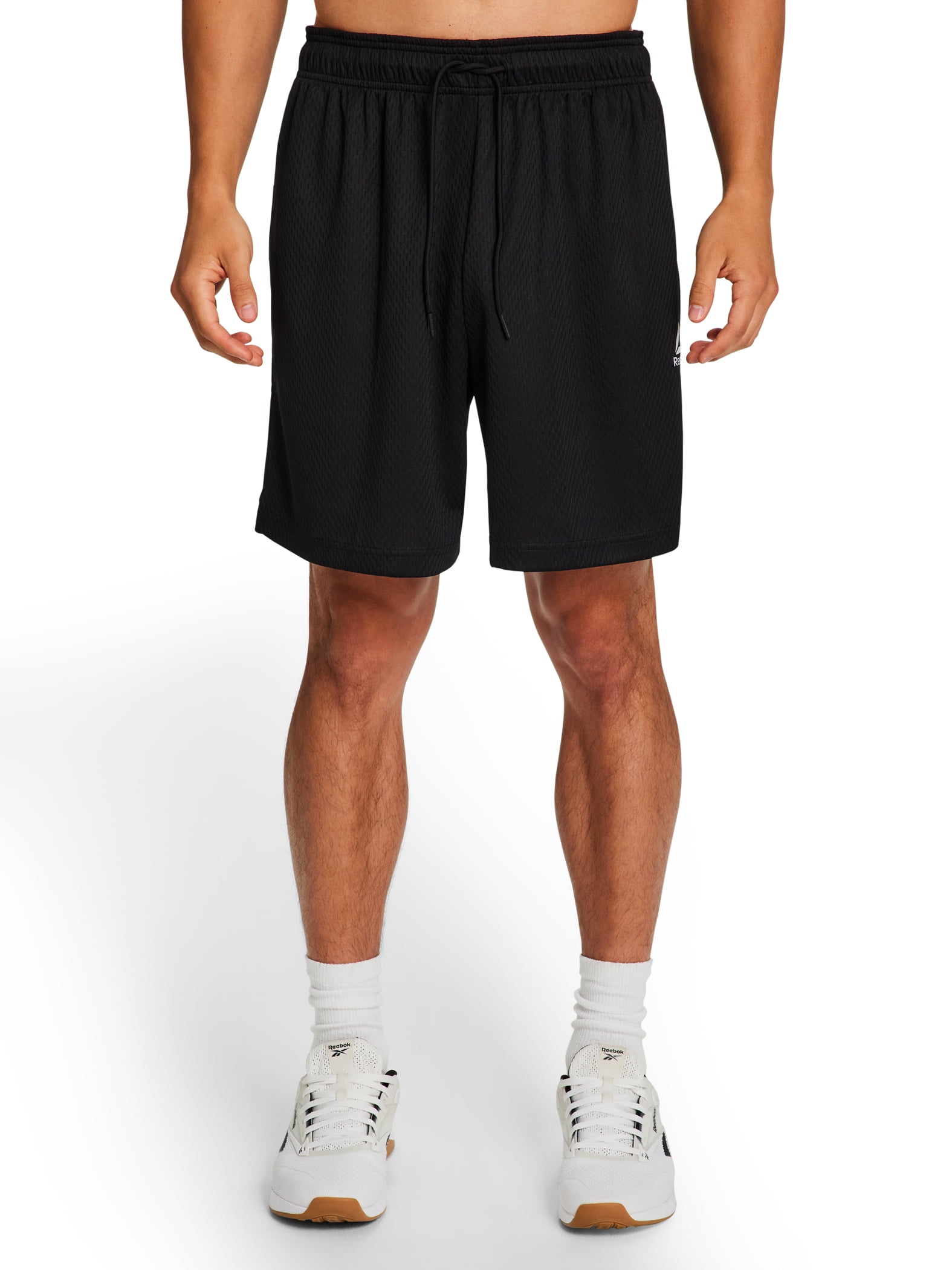 Reebok Men's & Big Men's Dash Rice Hole Mesh Gym Shorts, 7" Inseam, Sizes XS-5XL
