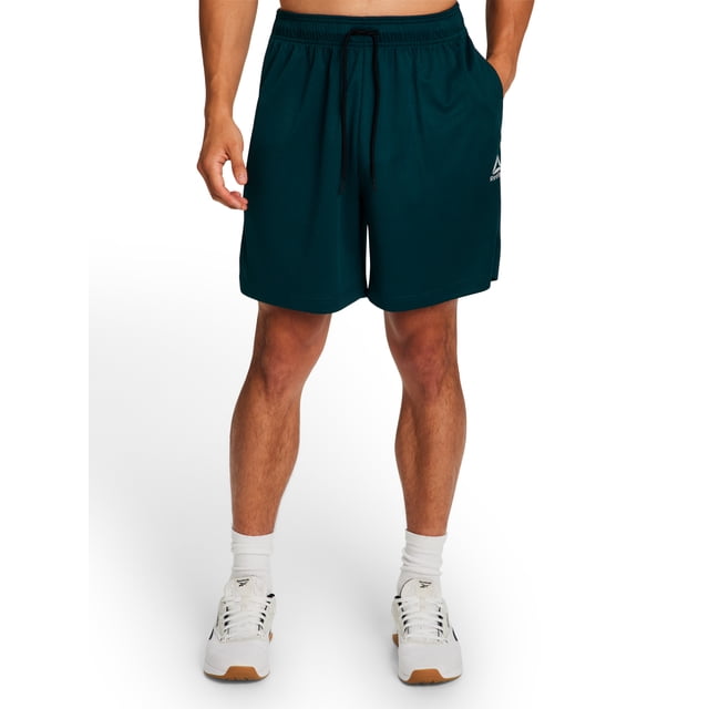 Reebok Men's & Big Men's Dash Rice Hole Mesh Gym Shorts, 7" Inseam, Sizes XS-5XL