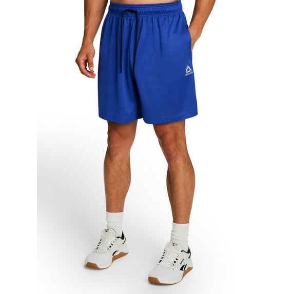 Reebok Men's & Big Men's Dash Rice Hole Mesh Gym Shorts, 7" Inseam, Sizes XS-5XL