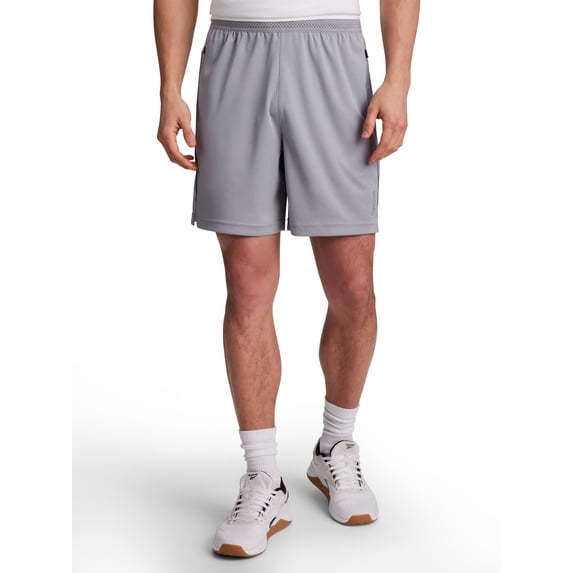 Reebok Men's and Big Men's Defender Knit Short, 7" Inseam, Sizes XS-5XL
