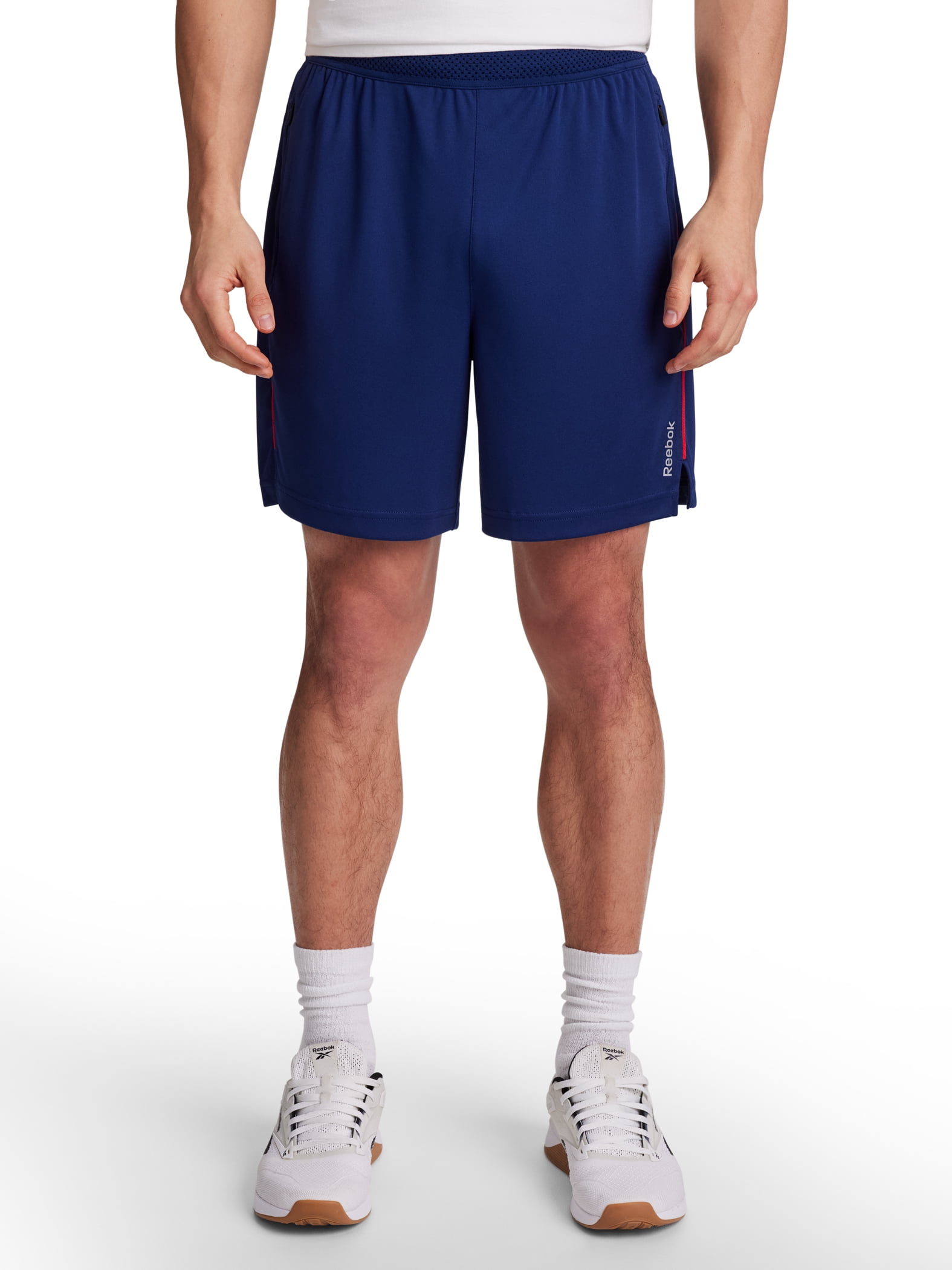 Reebok Men's and Big Men's Defender Knit Short, 7" Inseam, Sizes XS-5XL